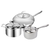 Piece Cookware Stainless Steel Ply Frying Pan, Milk, and Soup Pot with Lid