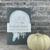 Handmade Saddle Bound Notebook- Pumpkin Ghost Notebook - A5 ish sized