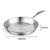 Dual Burners Cooktop Stove Stainless Steel Induction Casserole and  Fry Pan