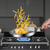 Dual Burners Cooktop Stove Stainless Steel Induction Casserole and  Fry Pan