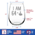 65th Birthday Gifts - 64 Middle Finger Stemless Wine Glass