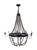 35.5" X 35.5" X 47" 8 Bulbs Large Rope Pendant Lamp