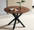 Irregular Shape Dining Table with Metal Legs