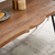 Irregular Shape Dining Table with Metal Legs