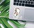 Flowered Leo Vinyl Sticker