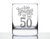 Too Young 50 Whiskey Rocks Glass - 50th Birthday Gifts