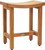 21" X 18" Brown Teak Rectangular Shower Bench