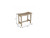 21" X 24" Brown Teak Rectangular Shower Bench
