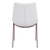 Stich White Faux Leather Side or Dining Chairs Set of 2 Chairs