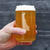 Delaware Outline Beer Can Pint Glass - Delawareans Gifts