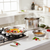 Essential Cooking Stainless Steel Fry Pans  + L Stock Pot, Silver