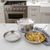 Essential Cooking Stainless Steel Fry Pans  + L Stock Pot, Silver