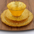 CORAL Gilded Glass Dinnerware Set