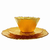 CORAL Gilded Glass Dinnerware Set