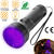 Black Light UV Flashlight 51 LED 395nm Ultraviolet Torch Pet