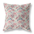 16 Light Green Red Roses Indoor Outdoor Throw Pillow