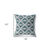 16" X 16" Blue and Gray Geometric Indoor Outdoor Throw Pillow