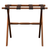 Hotel Light Walnut Folding Luggage Rack With 4 Straps