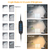 2-in-1 LED Magnifier Desk Lamp 8x Magnifying Glass