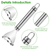 2Pcs Stainless Steel Corn Cob Peelers One-Step Cob Kerneler 