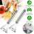 2Pcs Stainless Steel Corn Cob Peelers One-Step Cob Kerneler 