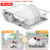 3Pcs Dish Drainer Drying Rack Set 