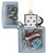 Zippo Vintage Tattoo Zippo Street Chrome Genuine Windproof Lighter 