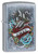 Zippo Vintage Tattoo Zippo Street Chrome Genuine Windproof Lighter 