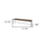 Rectangular Mango Woodmedium Brown Top And Black Iron Base Accent Bench