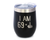70th Birthday Gifts - Middle Finger Insulated Wine Tumbler