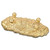8" Gold Resin Handmade Trinket Tray