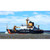 10" Unfinished Wood Hand Painted Model Boat