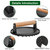 2Pcs Cast Iron Grill Press Pre-Seasoned 