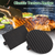 2Pcs Cast Iron Grill Press Pre-Seasoned 