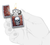 Zippo Rusted Skull w/ Zippo Logo Street Chrome Finish Windproof Lighter 