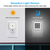 2Packs LED Night Lights Plug-in Light 