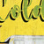 36" Yellow Solid Wood Porch Sign