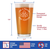 Positive Proton Pint Glass for Beer - Funny Science Gifts