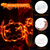 3 Pack Halloween Window Light Spider Witch Hat 