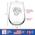 Rottweiler Happy Face Stemless Wine Glass - Dog Gifts