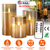 3Packs Flameless Candles Battery Operated Pillar Real Wax LED