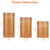 3Packs Flameless Candles Battery Operated Pillar Real Wax LED