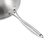 Stainless Steel Fry Pan  Frying Pan Top Grade Textu Non Stick Interior Skillet with Helper Handle and Lid