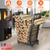 18.5x10.86x23.42in Firewood Log Rack