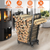 18.5x10.86x23.42in Firewood Log Rack