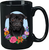 Pug  Black - Best of Breed Ceramic 15oz Coffee Black Mug