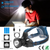 100000LM LED Headlamp 7 Lighting Modes Rechargeable 