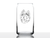 Siberian Husky Face Beer Can Pint Glass - Dog Gifts