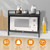 Bakers Rack Carbon Steel Kitchen Storage Cabinets Microwave Stand 