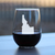 Idaho Outline Stemless Wine Glass - Idahoans Gifts and Decor
